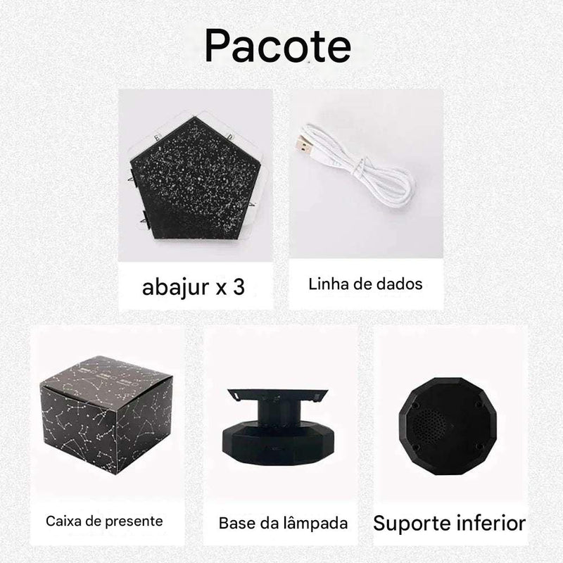 Projetor de estrelas Constelação Luz noturna