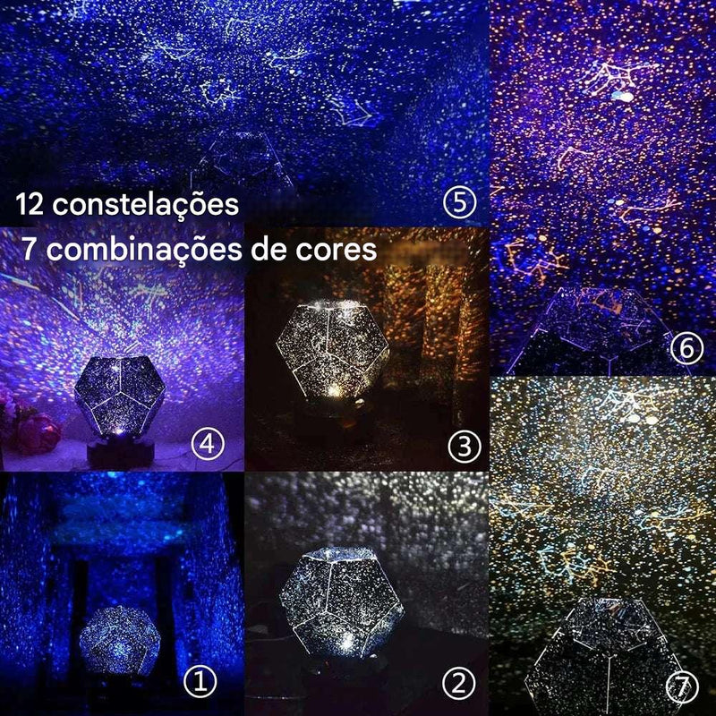 Projetor de estrelas Constelação Luz noturna